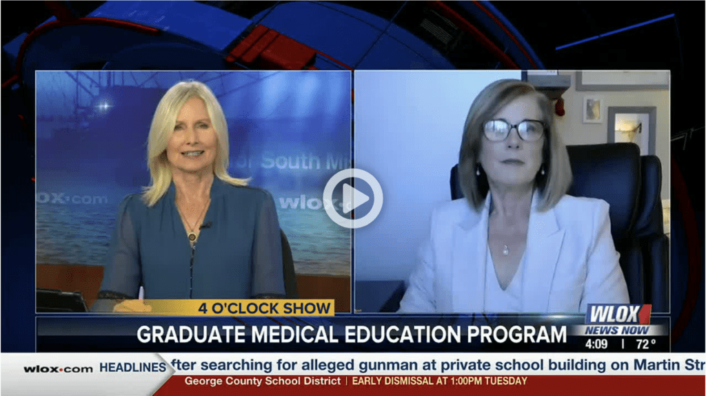 Designated Institutional Official Dr. Gretchen Holmes talks to WLOX