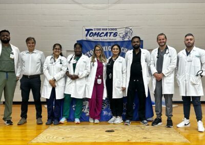 Dr. Benson Lukose, PGY – 1, Dr. Jimmy Dimitriades, Program Director, Dr. Aneri Patel – PGY-1, Dr. Shazzanne Pennant – PGY – 2, Dr. Marcella Valderrama – PGY-2, Dr. Sheetal Chopra – PGY – 1, Dr. AJ Meiyappan – PGY-2, Dr. Dylan Cooper – PGY-1, Dr. Omar Arshad – PGY-1